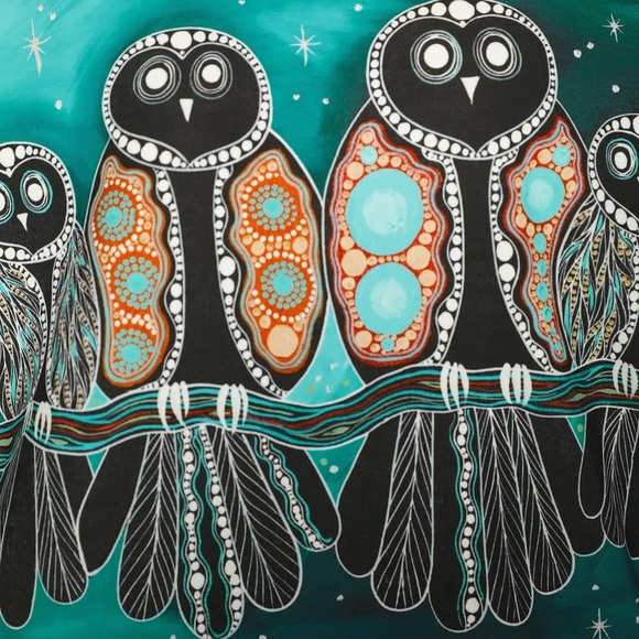 Blackmilk “SOOTEE OWLS TOASTIE HOODIE JUMPER” Melanie Hava Art Size Medium M NWT - Picture 13 of 15